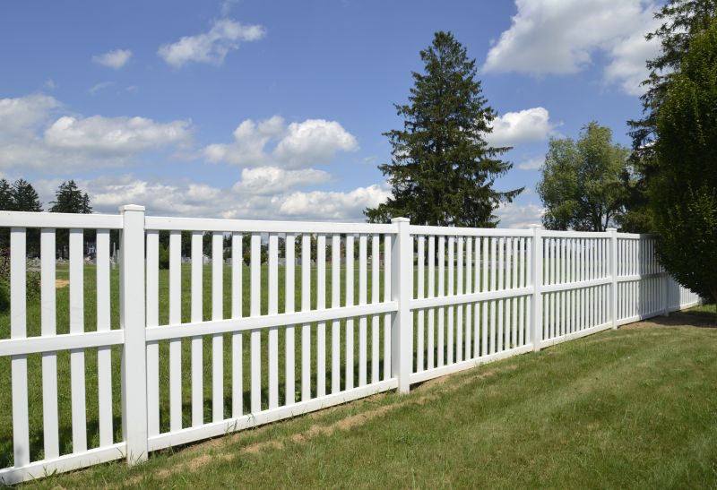 Finished Vinyl Fence