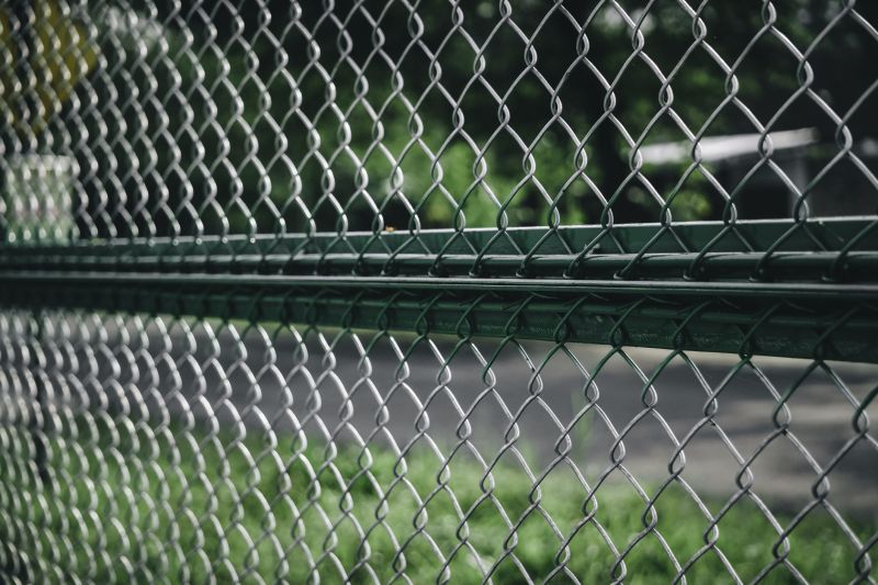 Metal Mesh Fence Installation